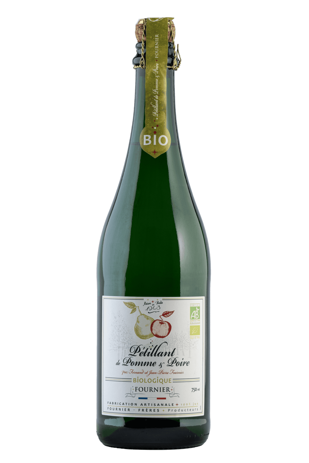 Pétillant Pomme-Poire BIO (Cidre Fournier)