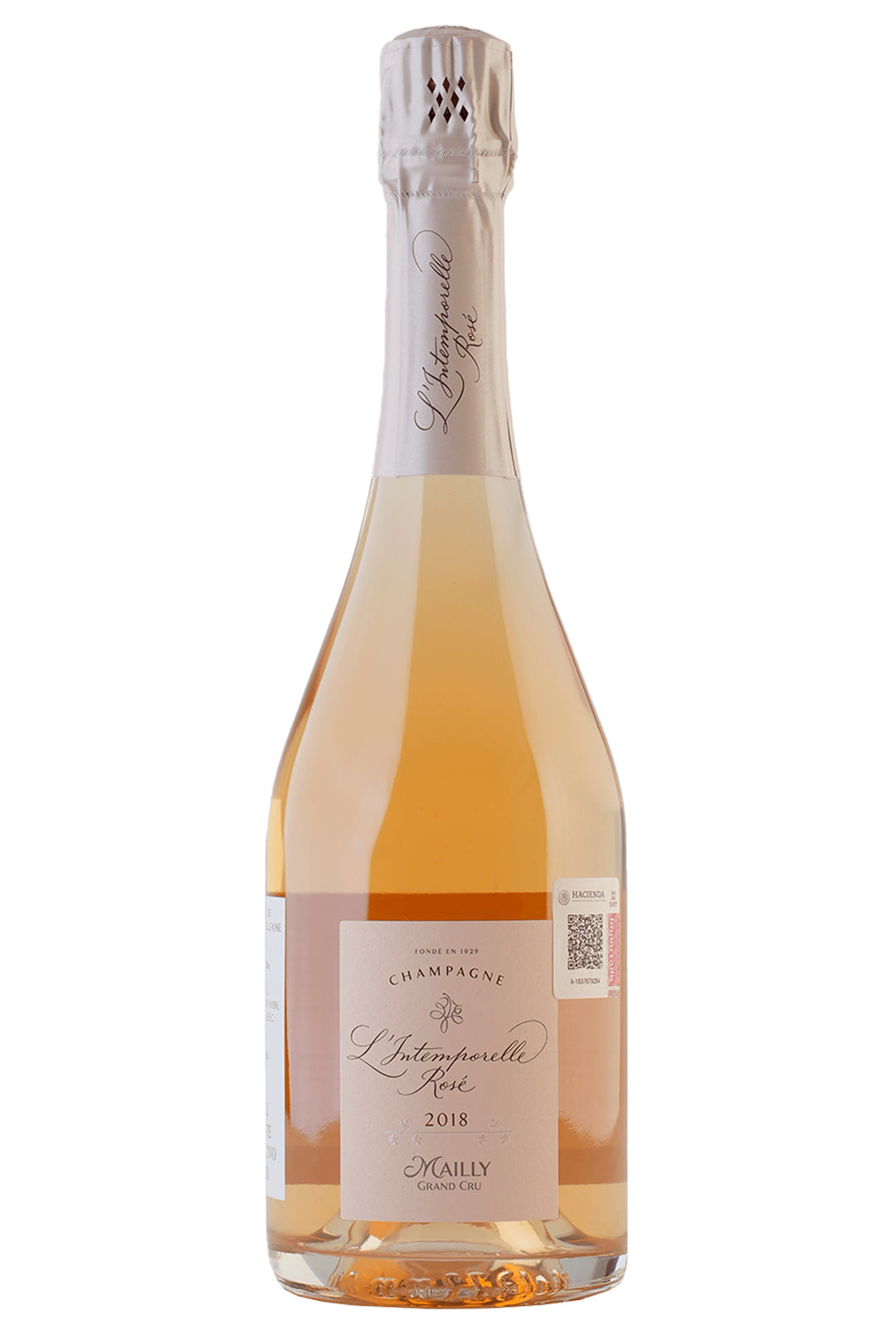 Champagne L'Intemporelle Rosé Grand Cru Brut (Mailly) 2018 - Default Title (V001603)