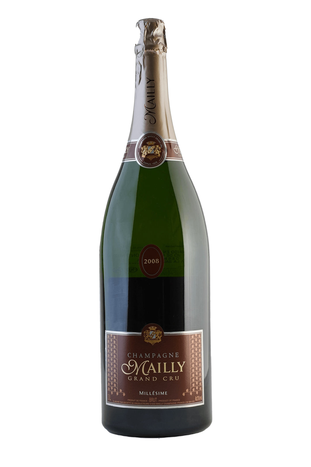 Champagne Millésime Grand Cru Extra-Brut (Mailly) Double-Magnum 2008 - Default Title (V001604)