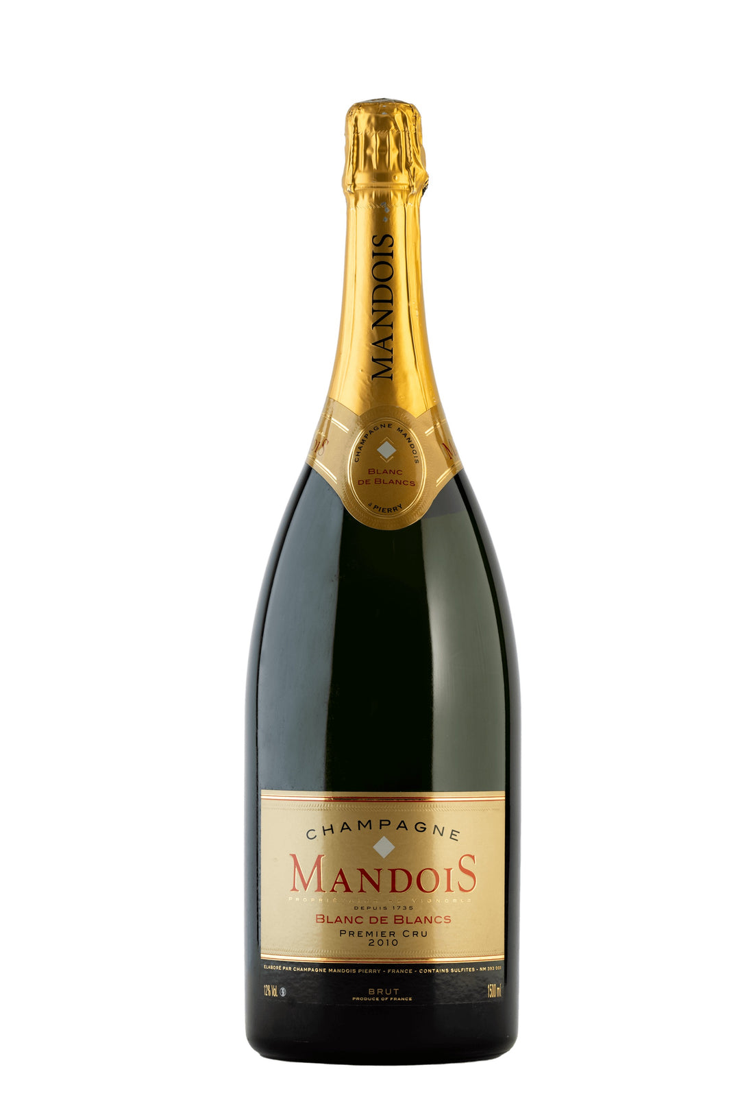 Champagne Blanc de Blancs 1er Cru (Mandois) Magnum - Default Title (V000063)