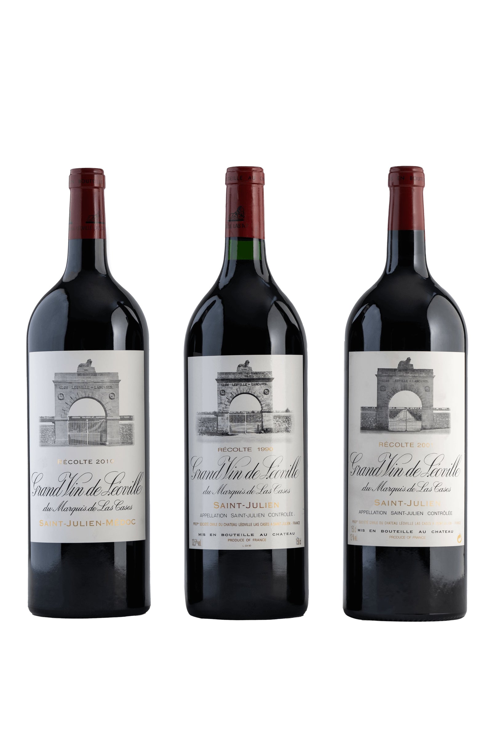Château Léoville las Cases 1990,2000, 2010 Magnum - Default Title (V001003)