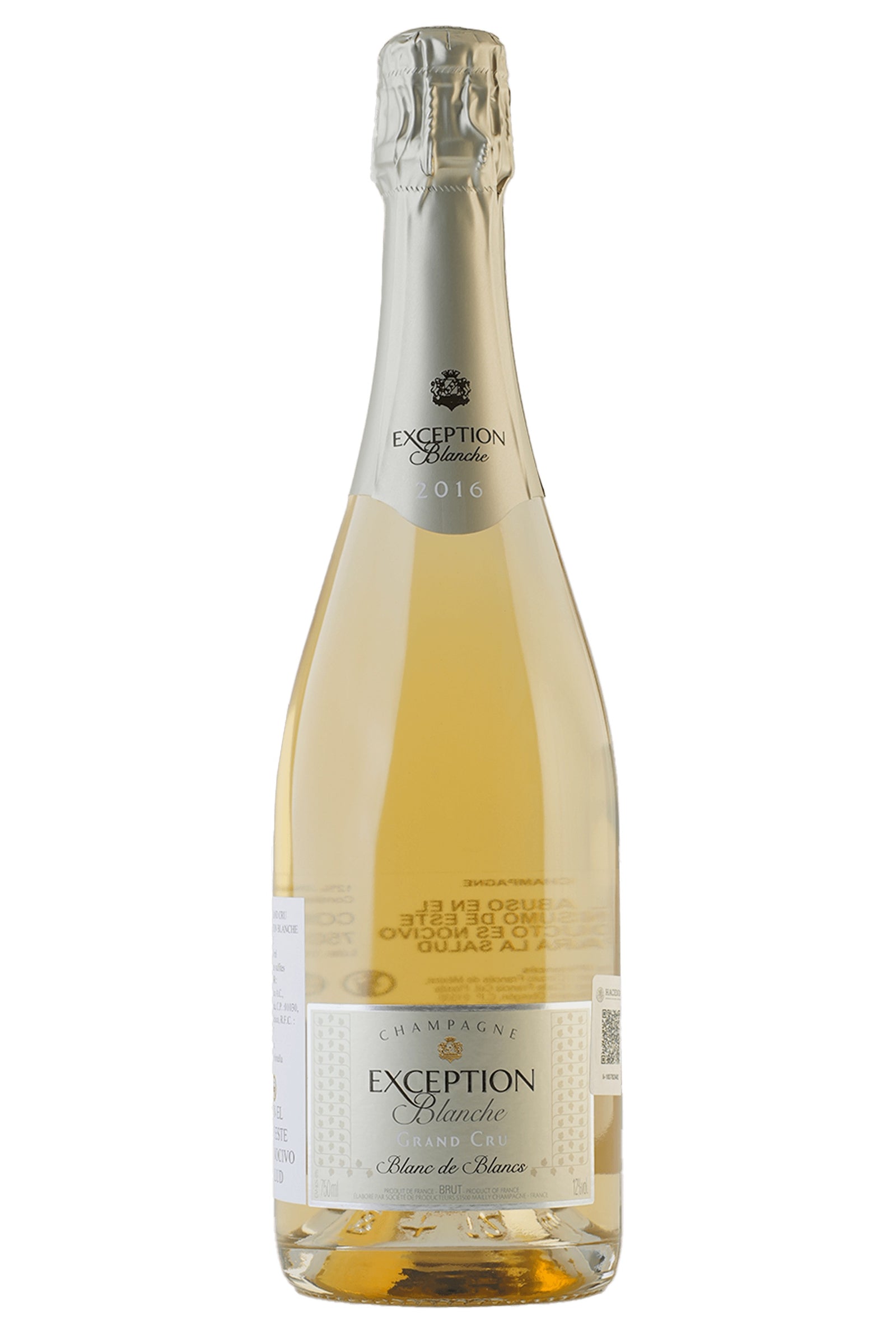 Champagne Exception Blanche Grand Cru Brut (Mailly) 2016 - Default Title (V001606)