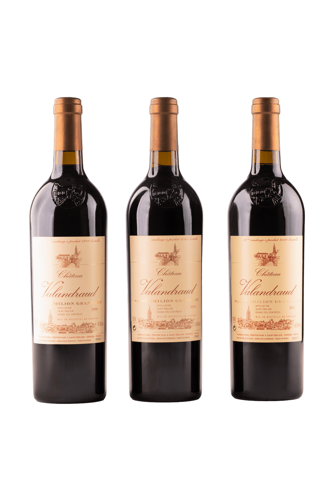 Coffret Château Valandraud 2009, 2010, 2011