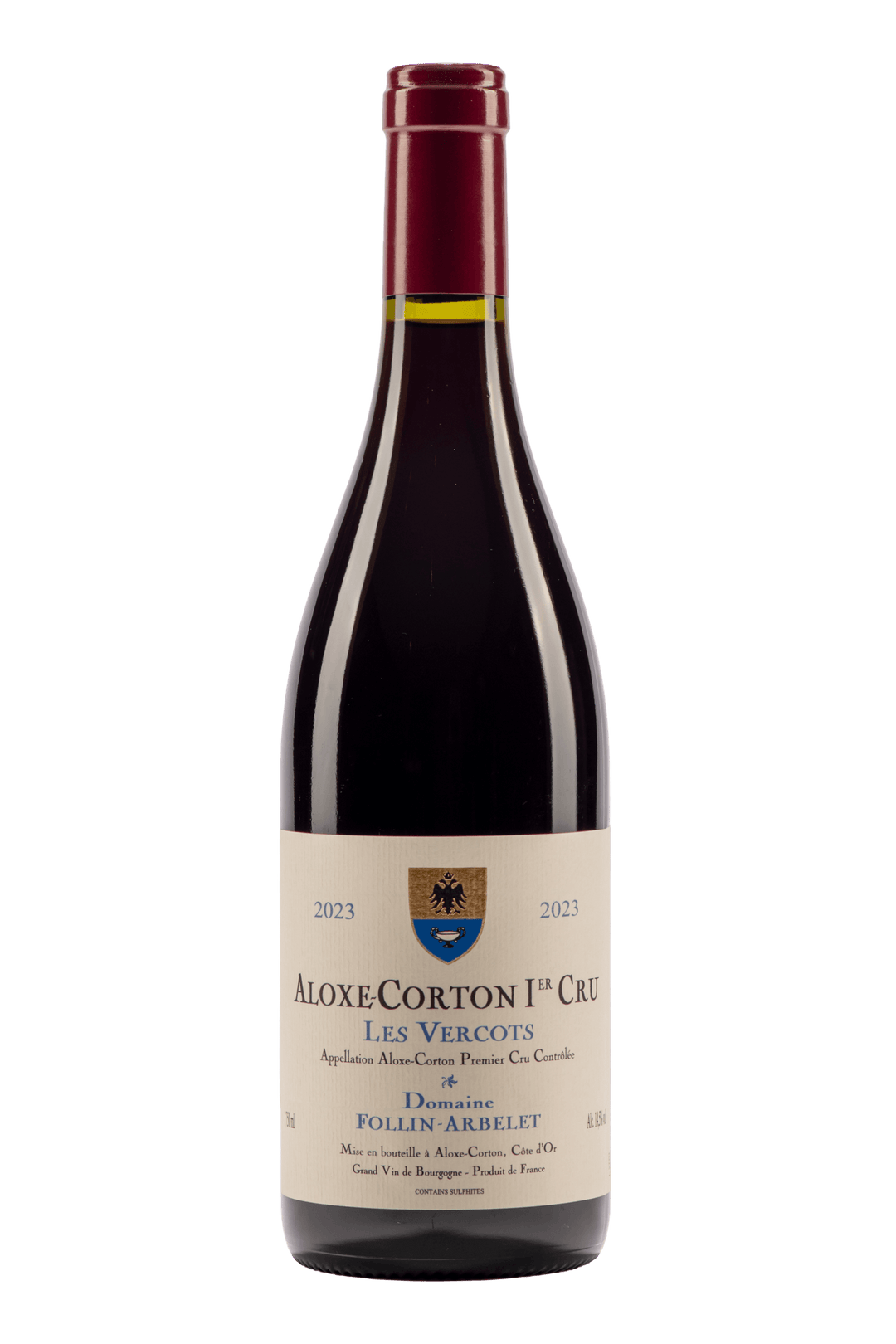 Aloxe Corton Les Vercots 1er Cru (Maison Follin-Arbelet)   2023